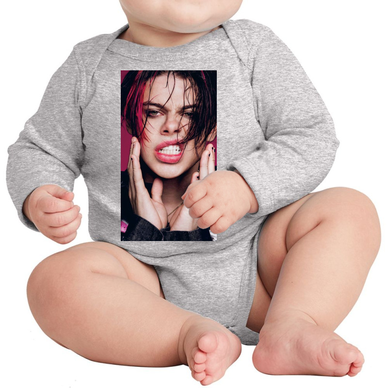 Smile Red Hair Yb Long Sleeve Baby Bodysuit by BrianERoberts | Artistshot