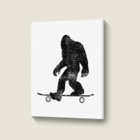 Skateboard Funny Longboard Gift T Shirt Portrait Canvas Print | Artistshot