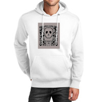 Skull Stencil Warm Grey Unisex Hoodie | Artistshot