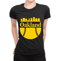 Oakland Baseball Ladies Fitted T-shirt | Artistshot