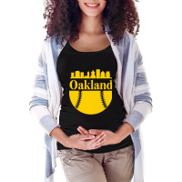 Oakland Baseball Maternity Scoop Neck T-shirt | Artistshot