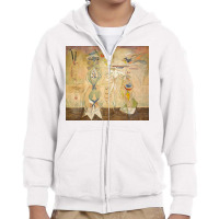 Mark Slow Swirl At The Edge Of The Sea Youth Zipper Hoodie | Artistshot