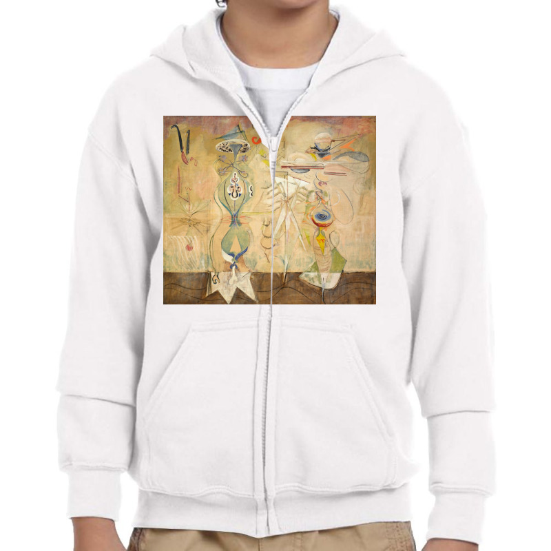 Mark Slow Swirl At The Edge Of The Sea Youth Zipper Hoodie by meileen024 | Artistshot