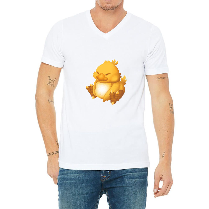 Chocobo T Shirtbig Wark T Shirt By Drewwise V-neck Tee | Artistshot