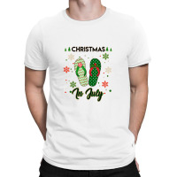 Christmas In July Flip Flops Summer T-shirt | Artistshot