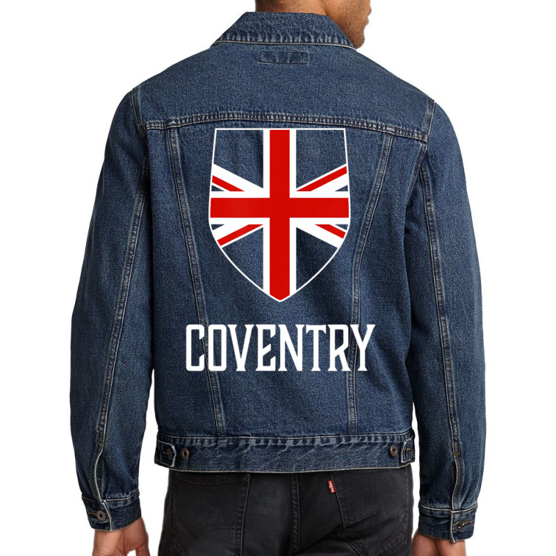 Coventry, England British Union Jack Uk Men Denim Jacket | Artistshot