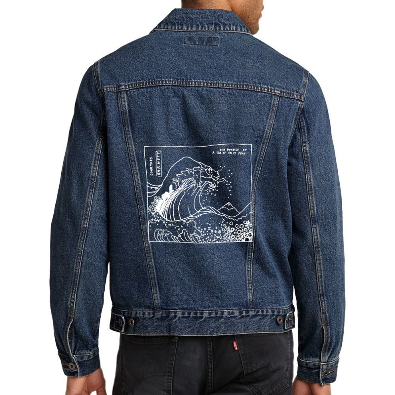 Man's Courtney Barnett The Double Ep A Sea Of Split Peas .png Men Denim Jacket | Artistshot