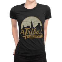 Vintage -  Atcq Pictur City Ladies Fitted T-shirt | Artistshot