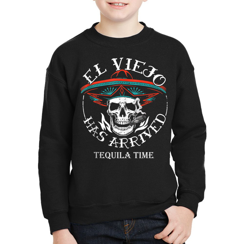 El Viejo Has Arrived Tequila Time Vintage Tank Top Youth Sweatshirt by cm-arts | Artistshot