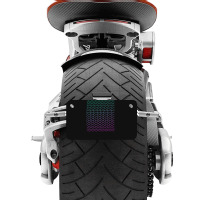 Synthesizer Waveforms Motorcycle License Plate | Artistshot