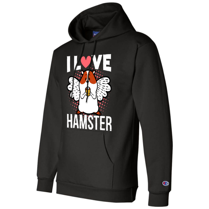 I Love Hamster Champion Hoodie by atereabag | Artistshot