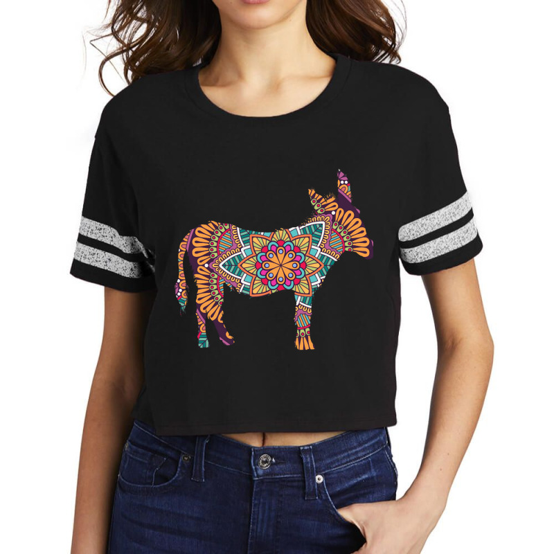 Cute Donkey Farming, Cute Donkey Farming Art, Cute Donkey Farming Pain Scorecard Crop Tee by SHOP8UY | Artistshot