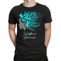 Scleroderma Awareness Teal Butterflies T-shirt | Artistshot