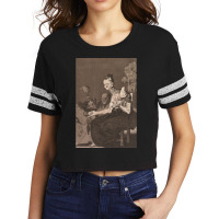 They Spin Finely By Francisco Goya Scorecard Crop Tee | Artistshot