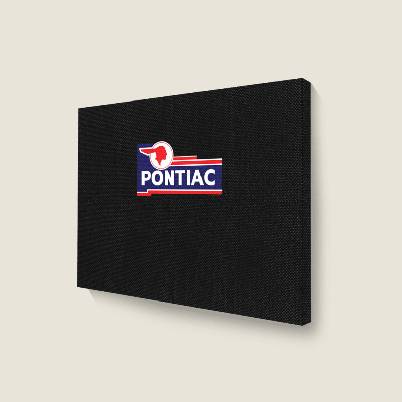 Retro Pontiac Classic Car Dealership Sign Landscape Canvas Print | Artistshot