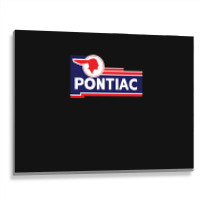 Retro Pontiac Classic Car Dealership Sign Metal Print Horizontal | Artistshot