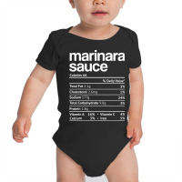 Marinara Sauce Nutrition Fact Funny Thanksgiving Christmas Baby Bodysuit | Artistshot