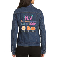 Maestra Espanol Spanish Teacher-03 Ladies Denim Jacket | Artistshot