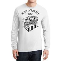 Womens Retro Motorcyle 1960 Ural Vintage Sidecar Motorbike V Neck T Sh Long Sleeve Shirts | Artistshot