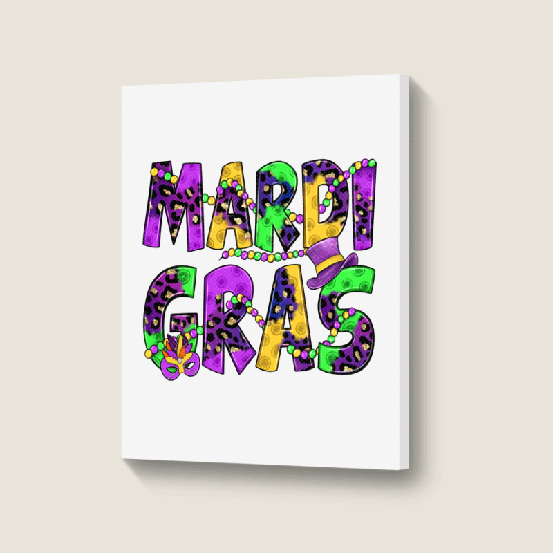 Mardi Gras Portrait Canvas Print | Artistshot