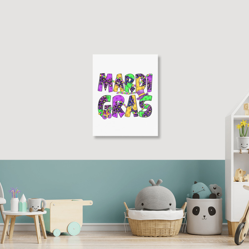 Mardi Gras Portrait Canvas Print | Artistshot