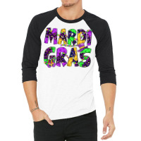 Mardi Gras 3/4 Sleeve Shirt | Artistshot