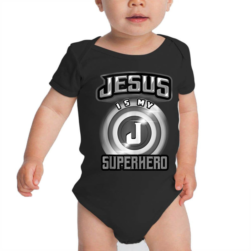 Jesus Is My Superhero Art Cute Powerful Christian Gift-eyph5 Baby Bodysuit by thangdinhsinhelf | Artistshot