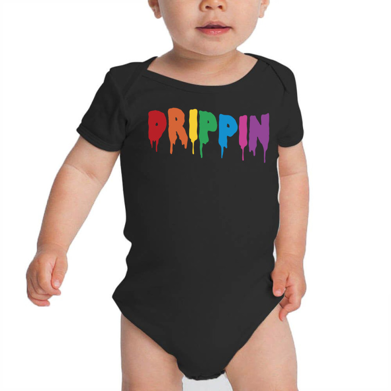 Drippin Colorful Rainbow Hip Hop Lovers Dripping Sauce Pullover Hoodie Baby Bodysuit | Artistshot