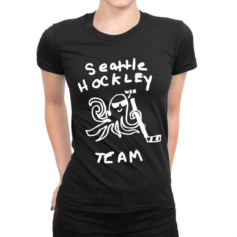 Seattle Hockley Team Ladies Fitted T-Shirt by saterseim | Artistshot