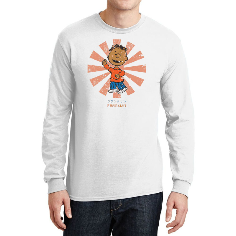 Franklin Retro Japanese Peanuts Long Sleeve Shirts | Artistshot