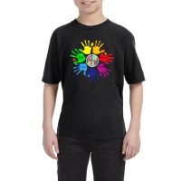 Awareness Sign Language Hand Puzzle Support Youth Tee | Artistshot