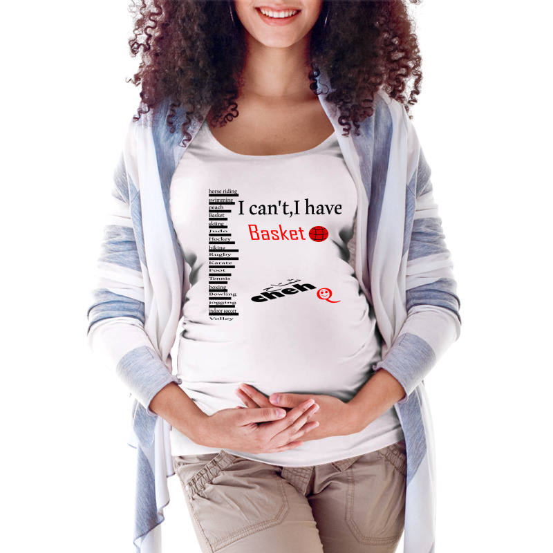 Cheh Basket Maternity Scoop Neck T-shirt by nowlam | Artistshot