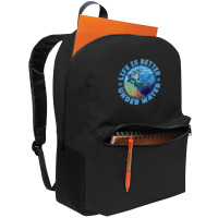 Life Is Better Under Water Marine Biology Scuba Diver Premium T Backpack | Artistshot