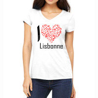 Lisbonne Women's V-neck T-shirt | Artistshot