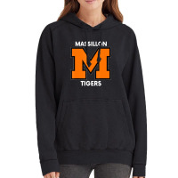 Massillon M Sports, Football, Baseball, Basketball. Tigers Vintage Hoodie | Artistshot