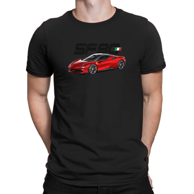 Sf90 Supercar Products T-shirt | Artistshot