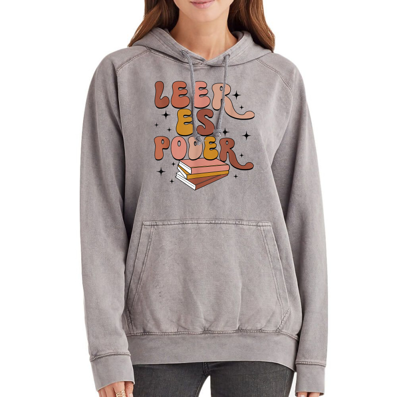 Leer Es Poder Groovy Spanish Teacher Bilingual Maestra T Shirt Vintage Hoodie by cm-arts | Artistshot