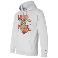 Leer Es Poder Groovy Spanish Teacher Bilingual Maestra T Shirt Champion Hoodie | Artistshot