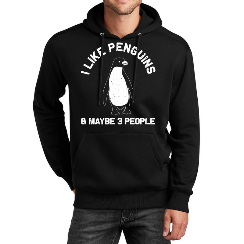 Funny Penguin Gift For Adults Women Men Him Seabird Lovers T Shirt Unisex Hoodie by MleczynskiShae | Artistshot