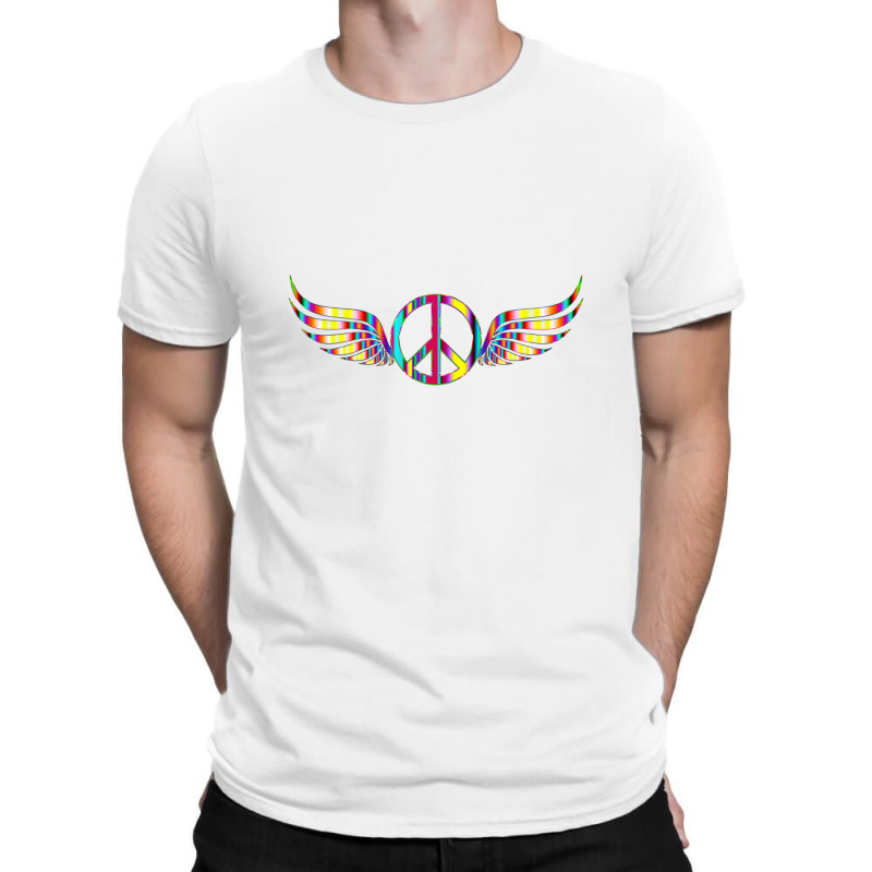 Vintage Peace And Love Old Fashion Colors T-shirts T-shirt | Artistshot