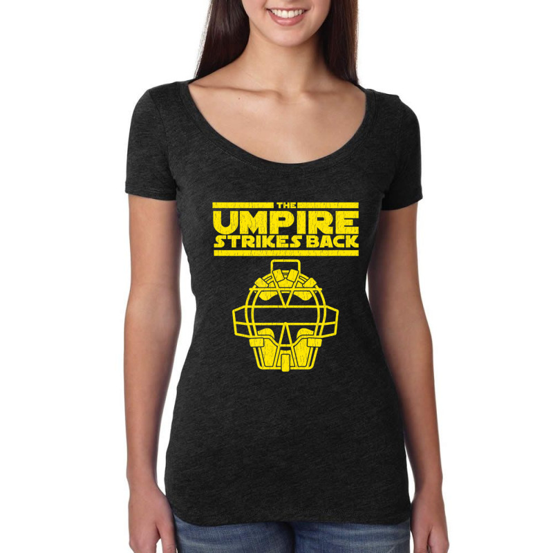 Mens The Umpire Strikes Back Baseball Women's Triblend Scoop T-shirt by Kemriban527 | Artistshot