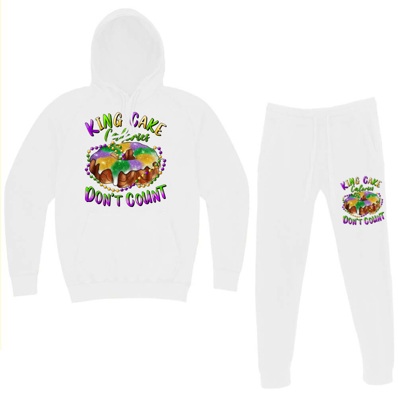 Mardi Gras King Cake Calories Don't Count Hoodie & Jogger Set | Artistshot