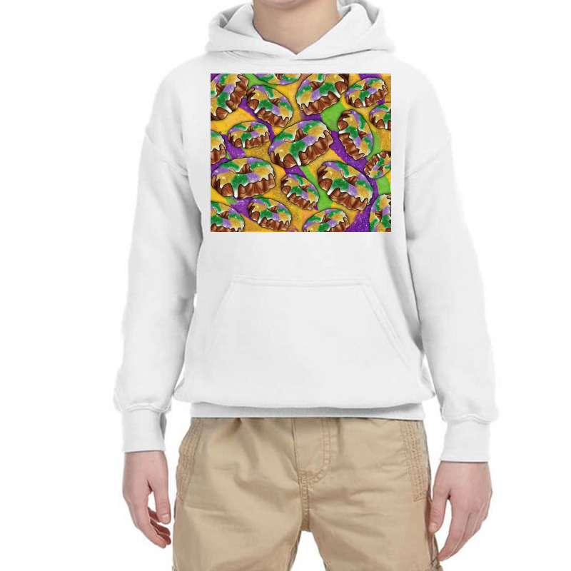 Mardi Gras King Cake Youth Hoodie | Artistshot