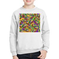 Mardi Gras King Cake Youth Sweatshirt | Artistshot