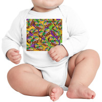 Mardi Gras King Cake Long Sleeve Baby Bodysuit | Artistshot