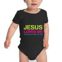 Jesus Loves Me (everyone Else Thinks I'm A Jerk) Baby Bodysuit | Artistshot