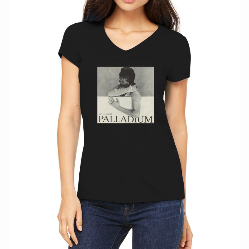 Palladium Women's V-Neck T-Shirt by MuhammadAbbott | Artistshot