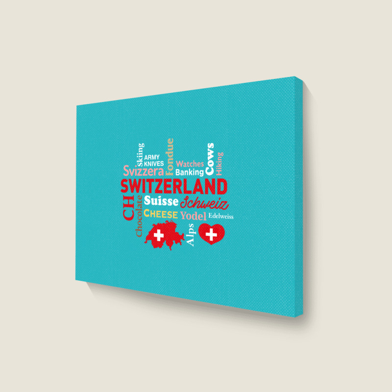 Switzerland Landscape Canvas Print | Artistshot