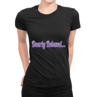 Dearly Beloved Purple 80's Retro 1980's Fun Ladies Fitted T-shirt | Artistshot