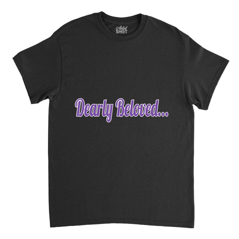 Dearly Beloved Purple 80's Retro 1980's Fun Classic T-shirt by Kosdapen517 | Artistshot